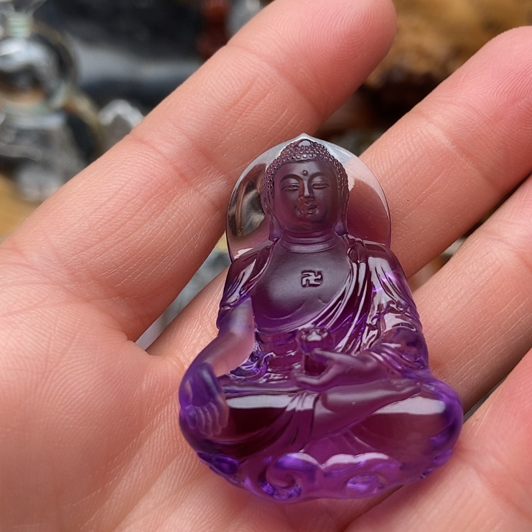 天然水晶吊坠未镶嵌水晶