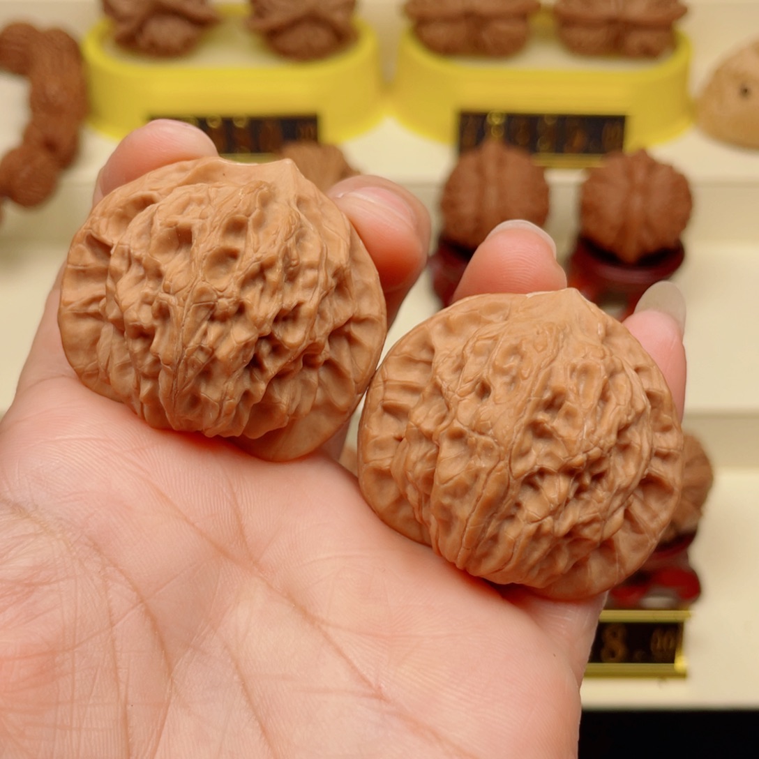 把件文玩核桃公子帽41