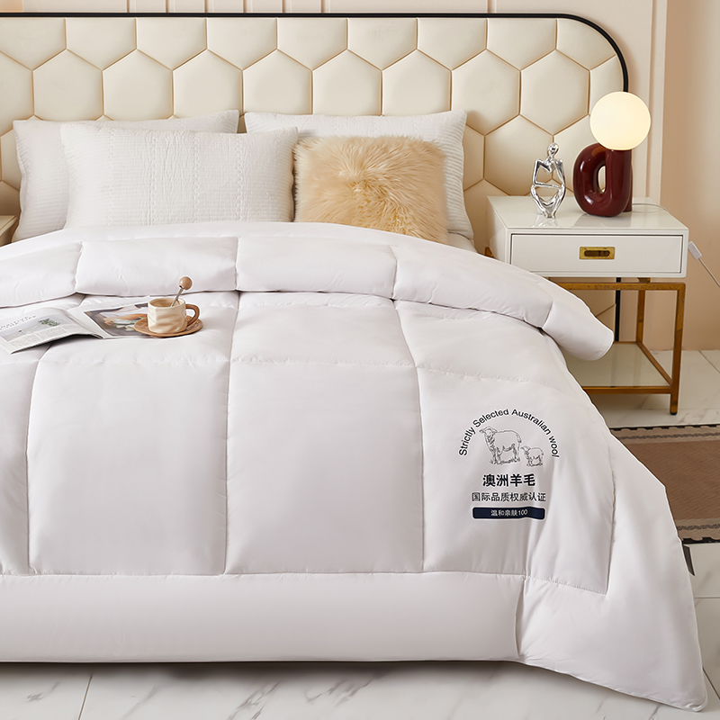 澳洲加厚双层秋冬被被芯新款羊毛被