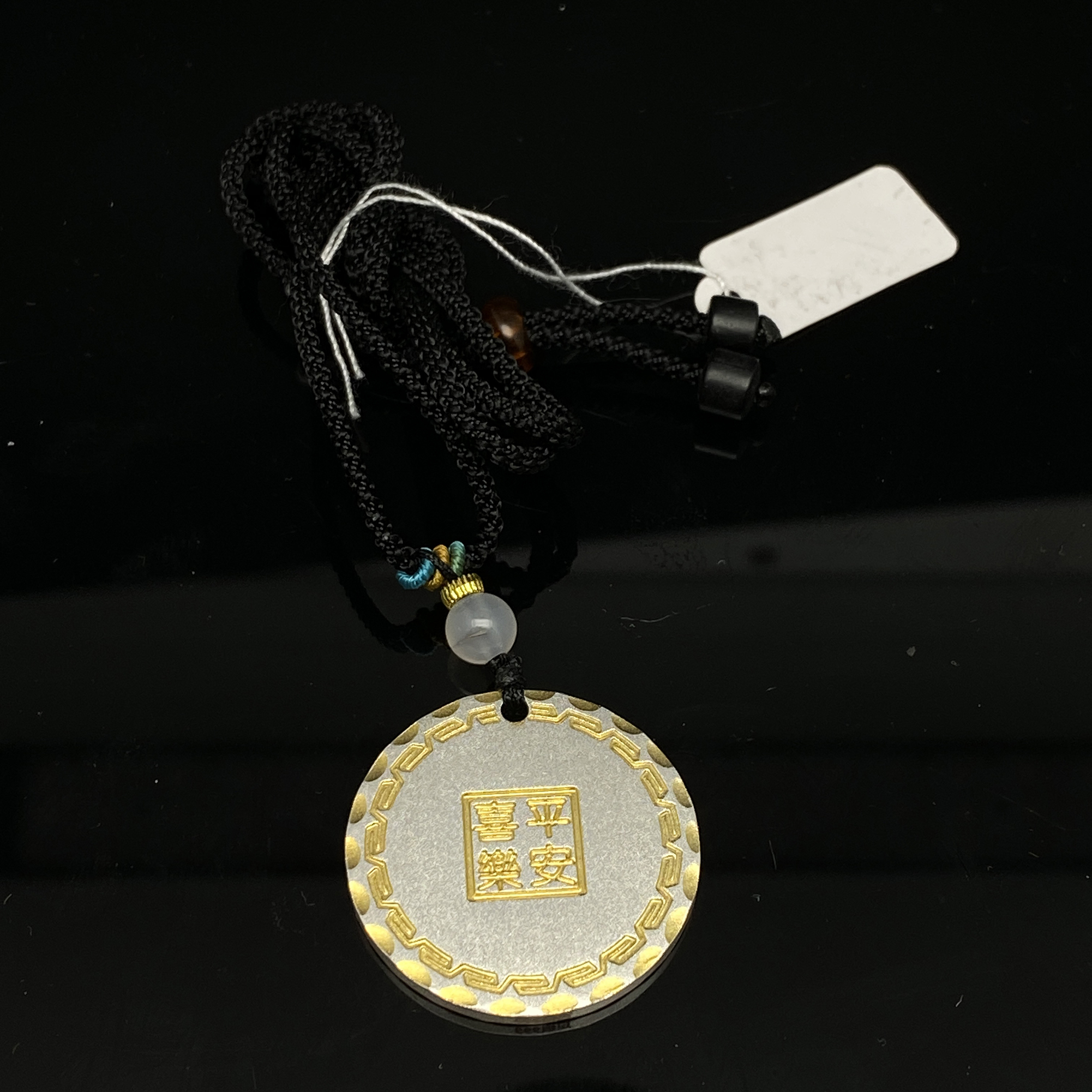 足银银制品 B0226GMD597银饰吉牌挂件