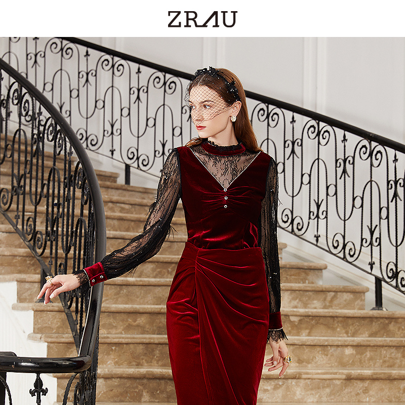 【臻选】ZRAU法式优雅气质蕾丝上衣91030433022