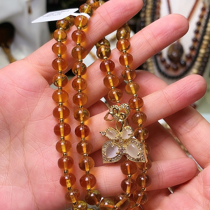 琥珀裸石未镶嵌抚顺琥珀