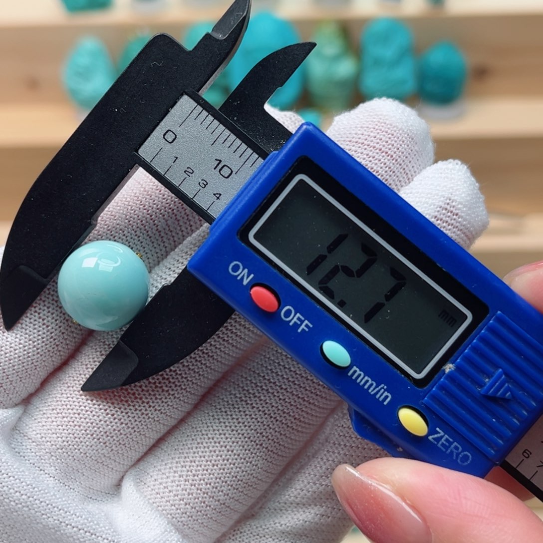 绿松石未镶嵌圆珠