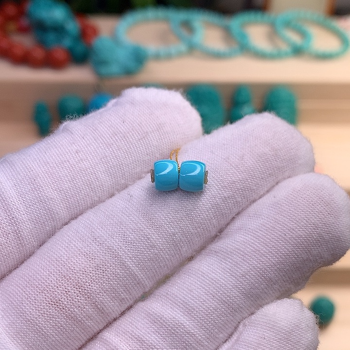 绿松石珠宝半成品未镶嵌