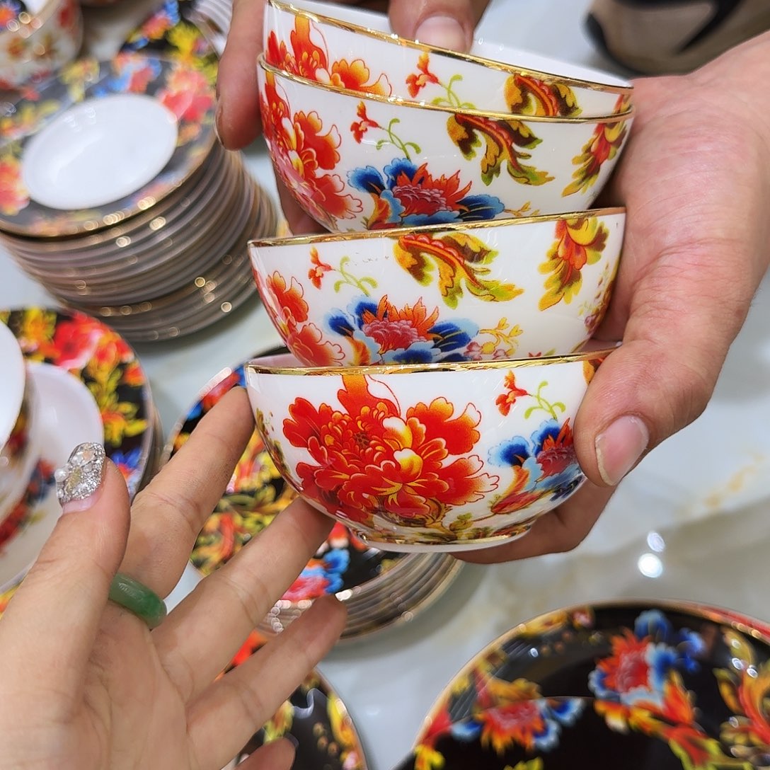 搪瓷骨瓷餐具陶瓷高温4