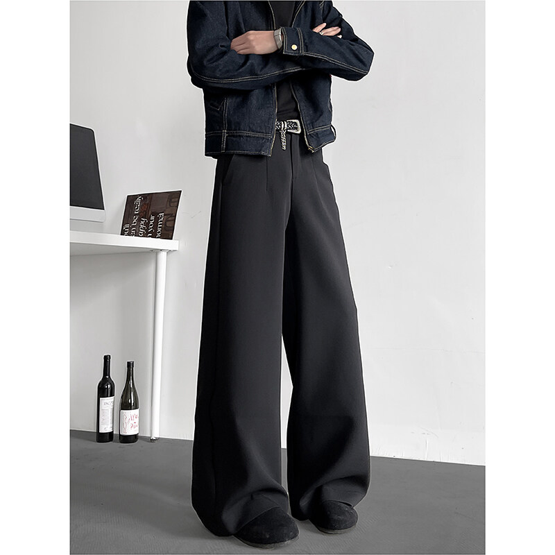 春秋阔腿裤长裤裤子春季美式ins百搭hiphop休闲西裤货号K25118P55