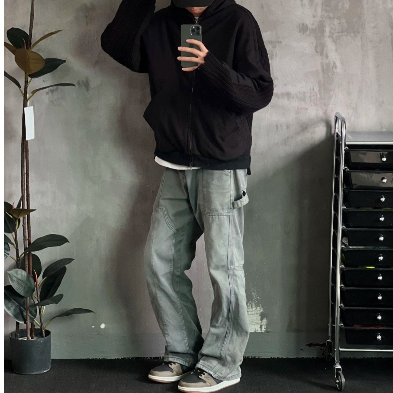 2025新款时尚潮流休闲百搭板鞋D反转麂皮