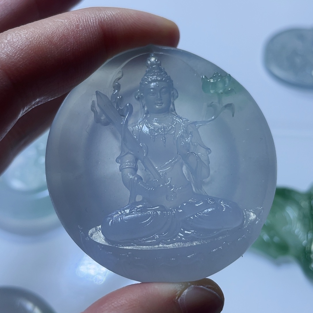 定制翡翠未镶嵌挂件