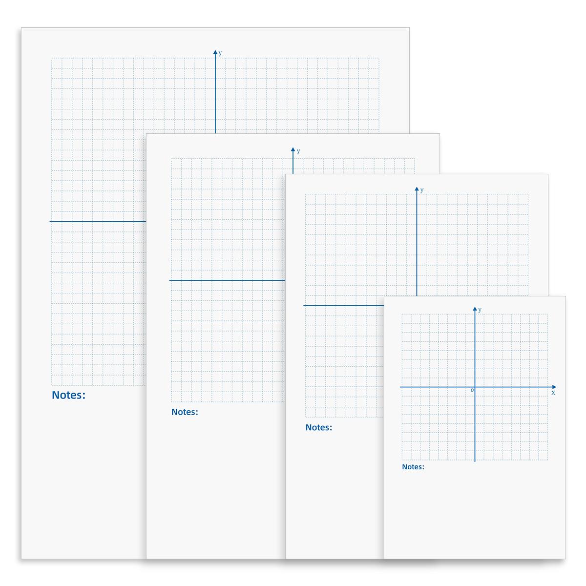 坐标纸初中函数坐标轴便签本平面绘图象限座标练习计算纸初中生