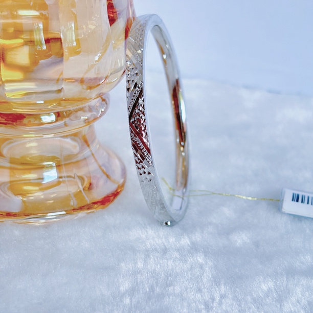 铂金PT950日照金山57号面宽5mm贵妃手镯气质时尚窄版