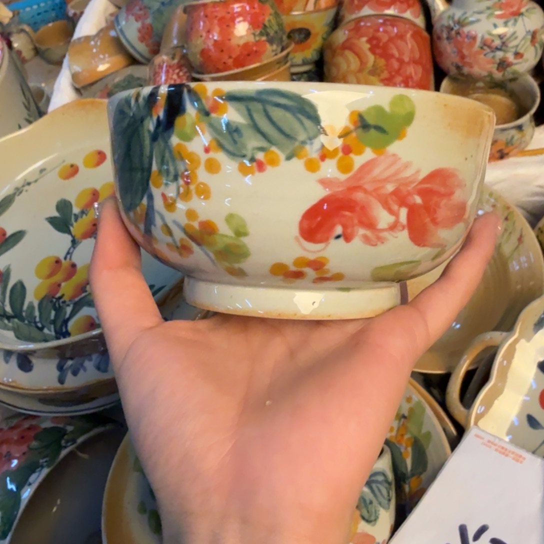 瓷片景德镇陶瓷手工手绘