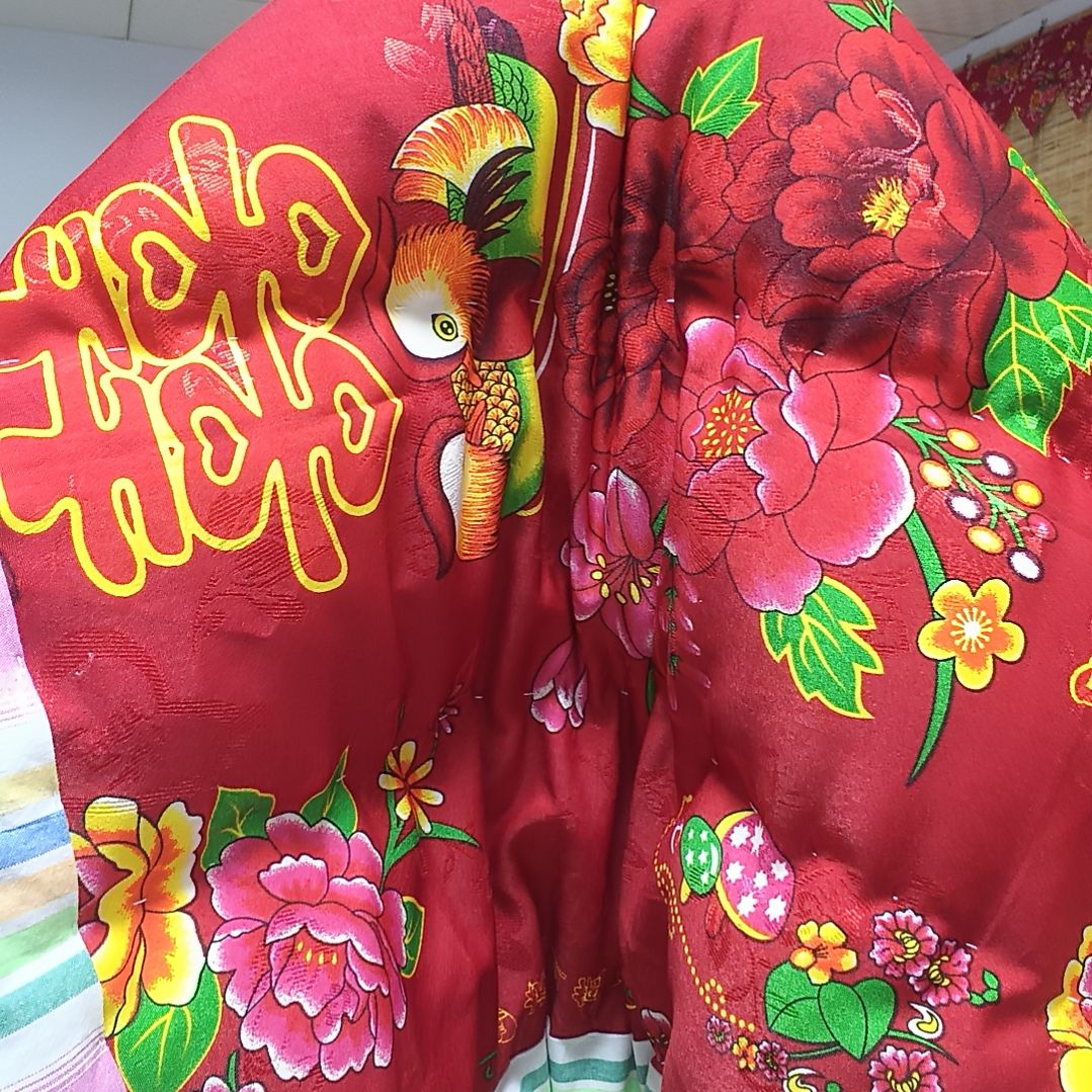棉花传统手工棉花被复古怀旧包边