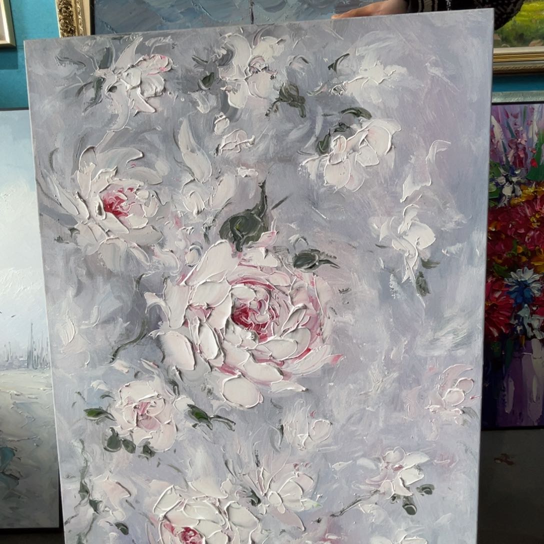 油画油画作品欣赏70.100带内框