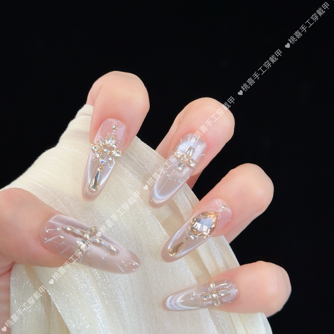 【神谕圣光3.0】时尚清新纯欲高级感成品美甲穿戴式手工穿戴甲TX