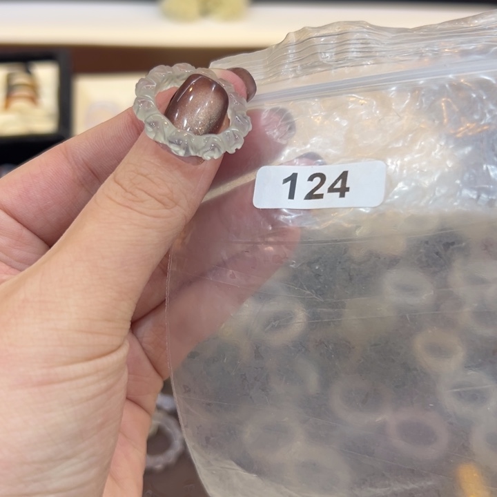 玛瑙/玉髓合金戒指124港16