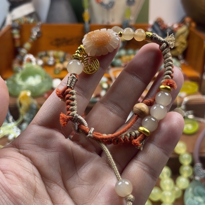 蛇纹石玉未镶嵌手串