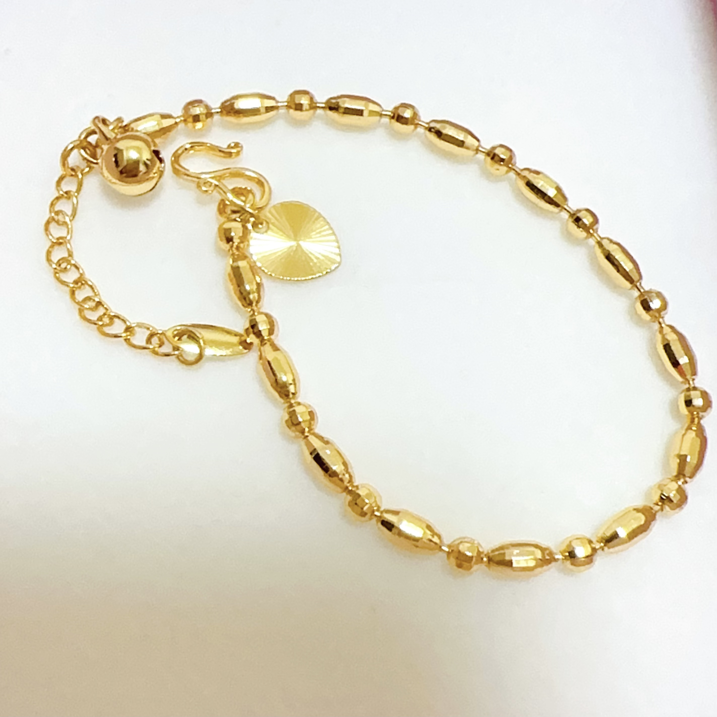 钛钢手链 【新款宝藏文创】圆珠橄榄珠气质百搭手链 百搭圣诞节礼物