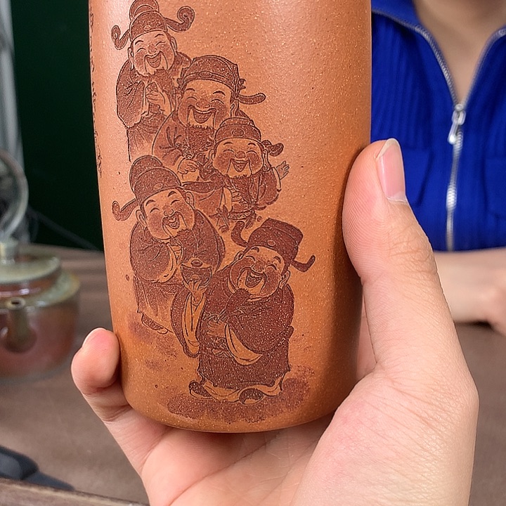 紫砂柴烧纯自然柴烧