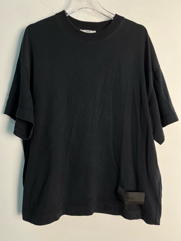 未使用 maje 全新未使用/L*1/AMI黑色短袖/07206