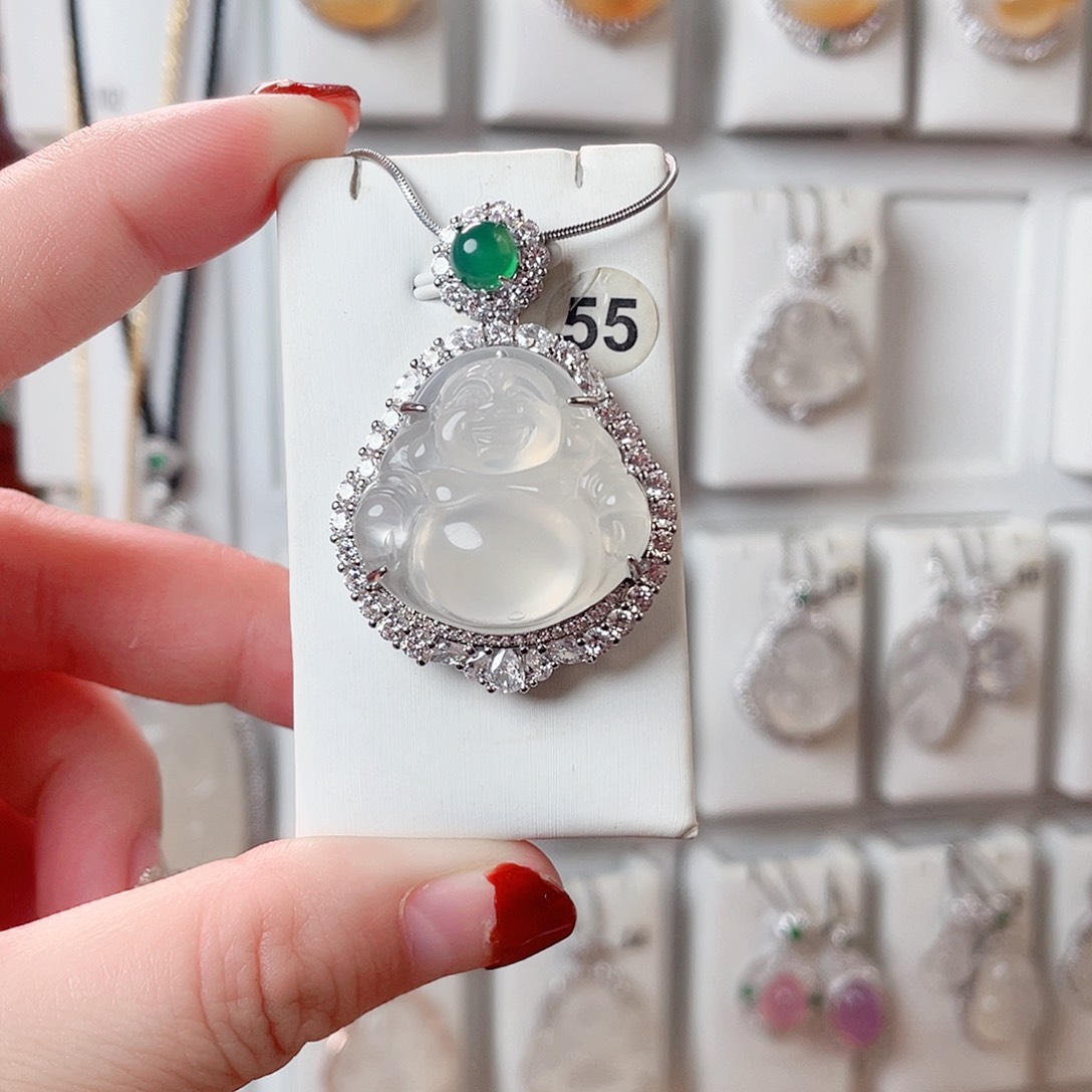 玛瑙/玉髓吊坠(赠链)未镶嵌