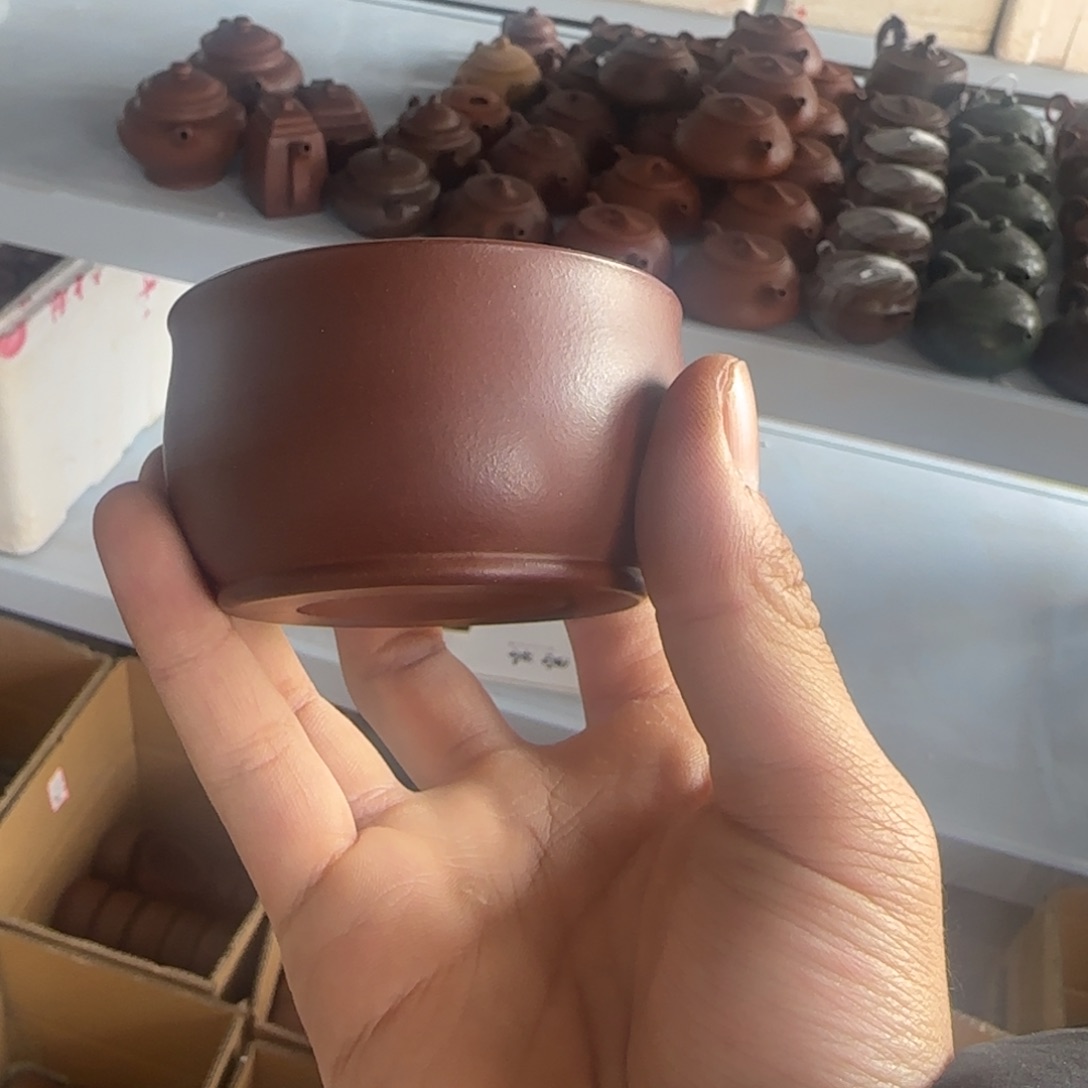 紫砂茶壶紫泥缸杯