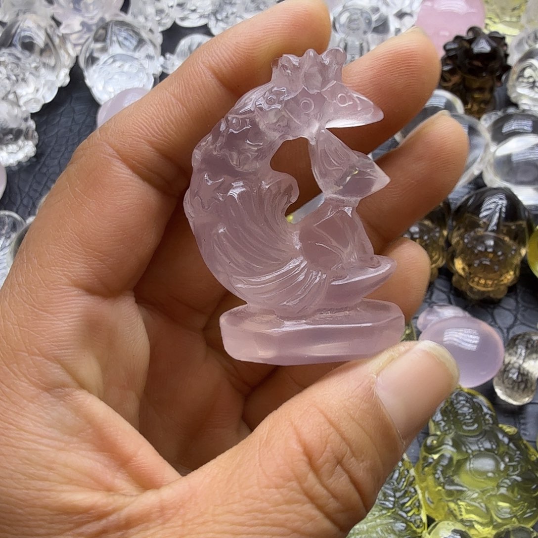 水晶颈饰未镶嵌摆件