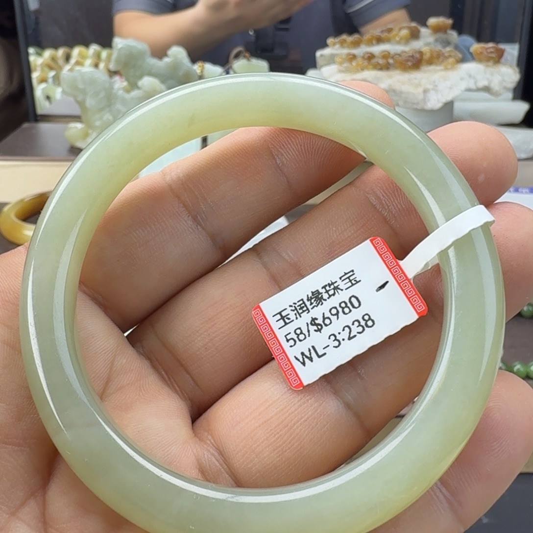 和田玉未镶嵌手链