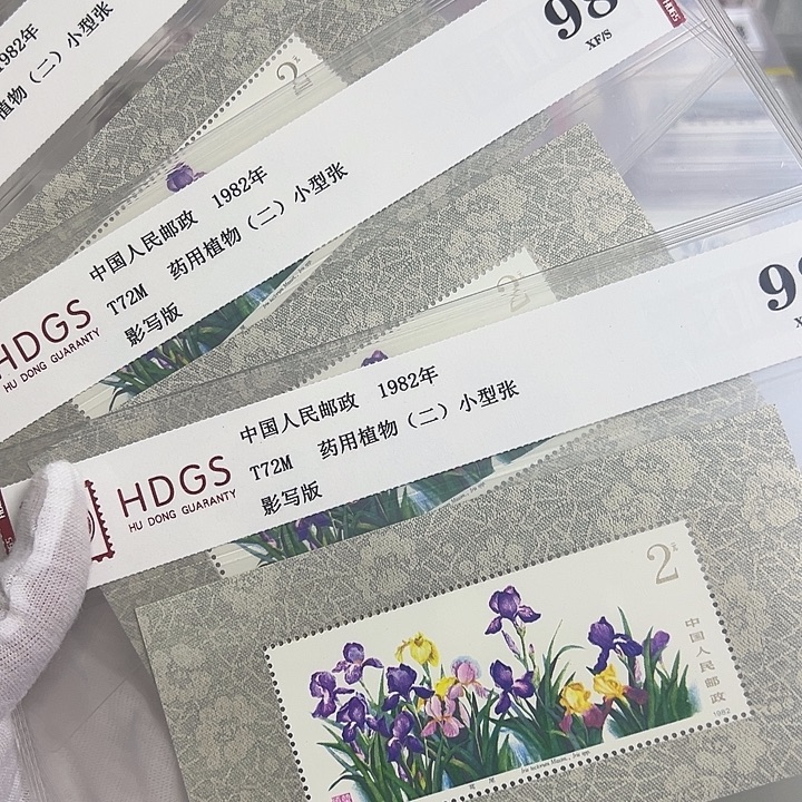 T72M小型张评级98邮票