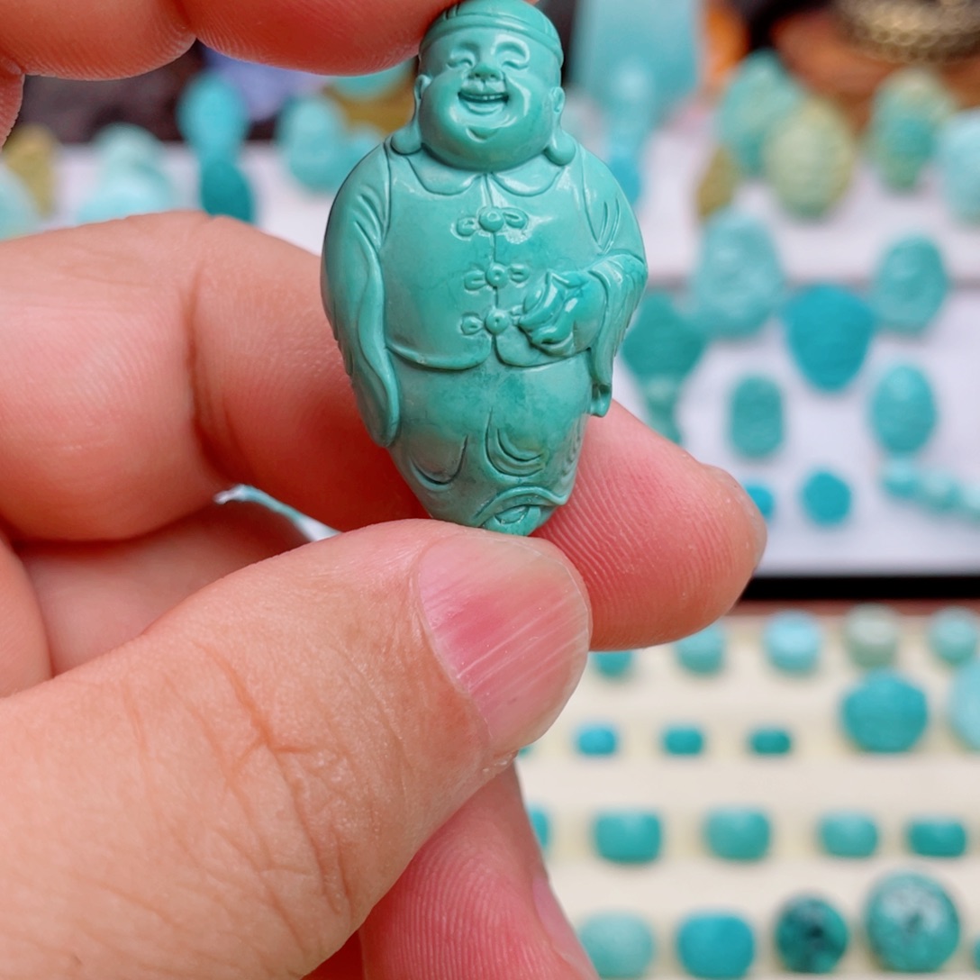 未镶嵌绿松石吊坠(不含链)