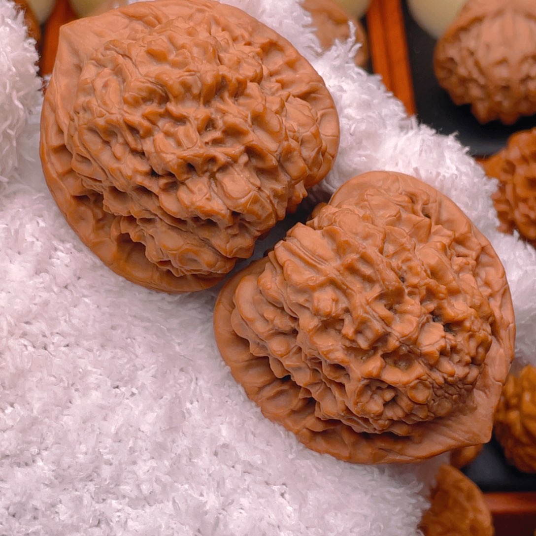 文玩核桃把件༺***༻47一代麒麟纹官帽