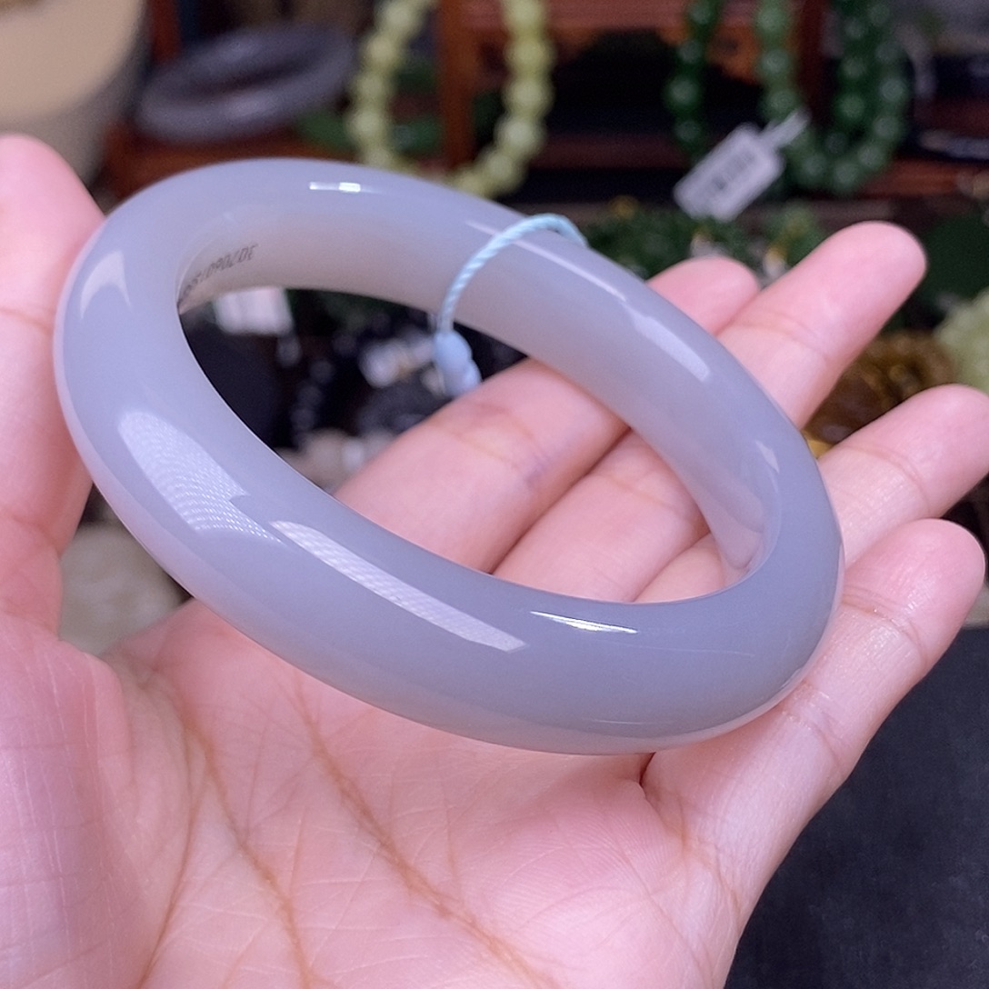 和田玉54 浓烟紫仙紫脂膏级天花板清货价手镯未镶嵌