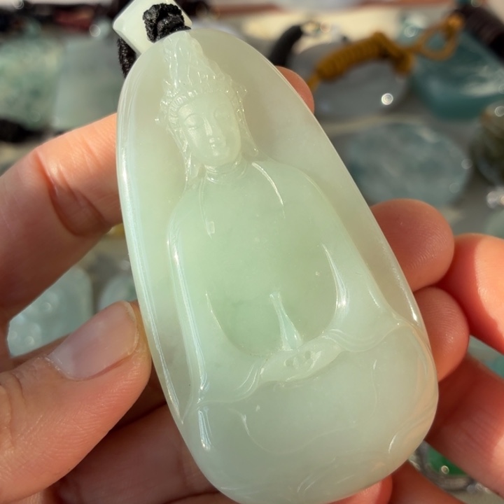 翡翠未镶嵌颈饰天然翡翠