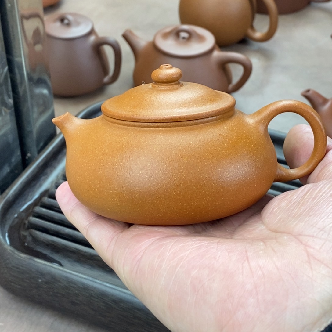 紫砂茶壶舌****货紫砂壶寒江