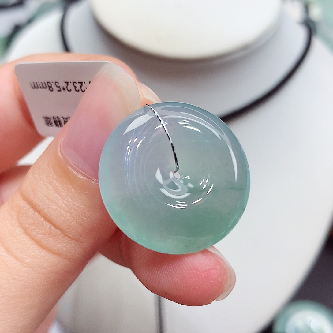 颈饰未镶嵌翡翠翡翠14，23.2/5.8