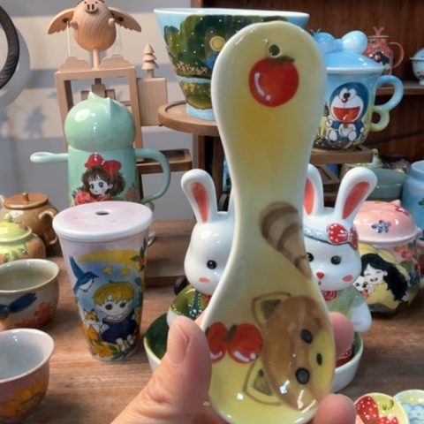 炉景德镇釉下手绘陶瓷 