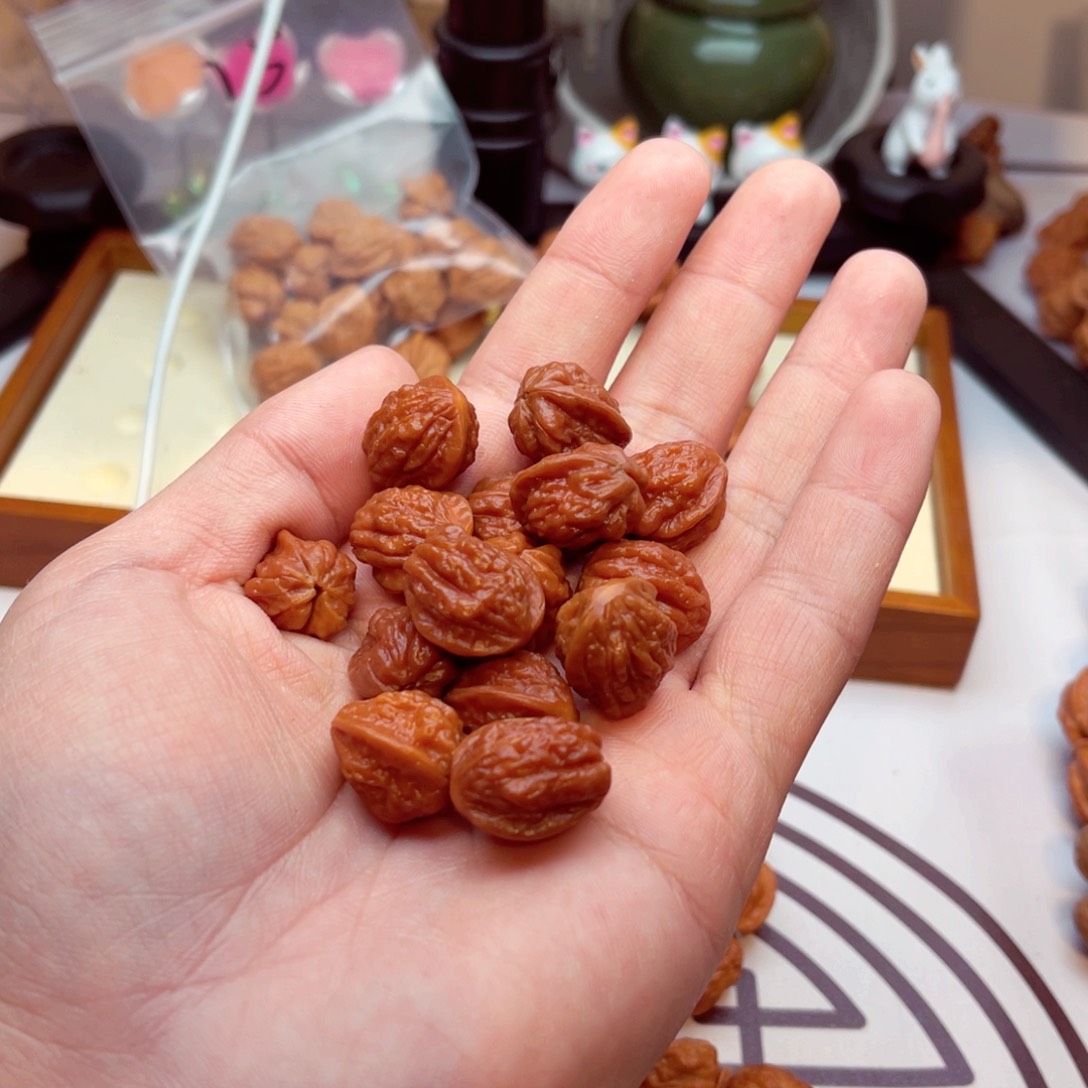 文玩核桃手串小*辉蛤蟆头