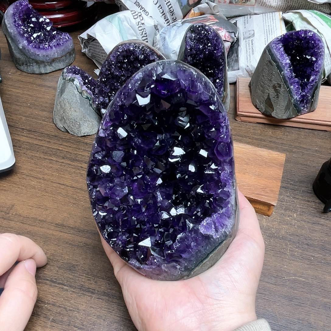 紫晶大型摆件（非配饰）未镶嵌