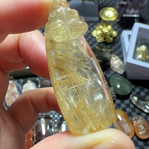 发晶颈饰未镶嵌发晶吊坠