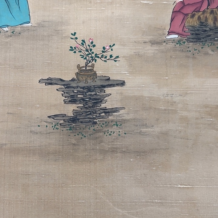 绘画五**风人物作品，精品挂画
