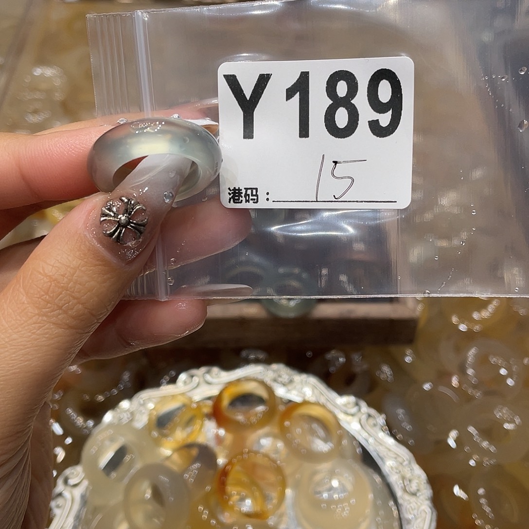 玛瑙/玉髓未镶嵌戒指189