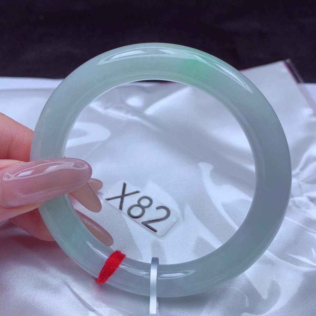 翡翠未镶嵌手镯手镯57