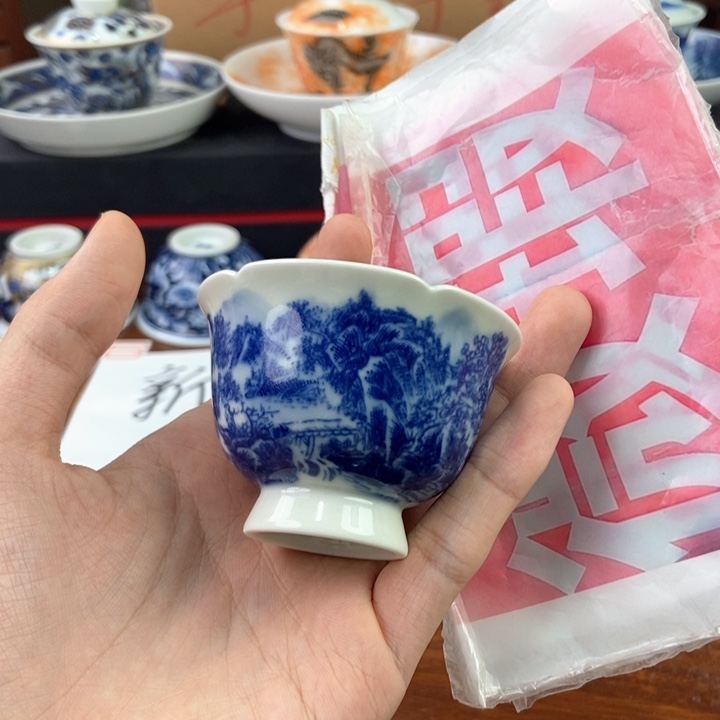 杯景德镇手绘陶瓷艺术