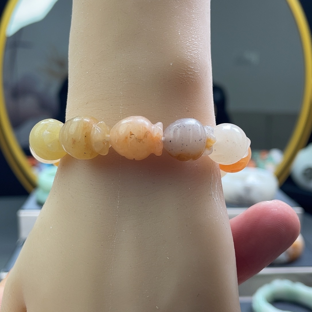 石英质玉手串未镶嵌