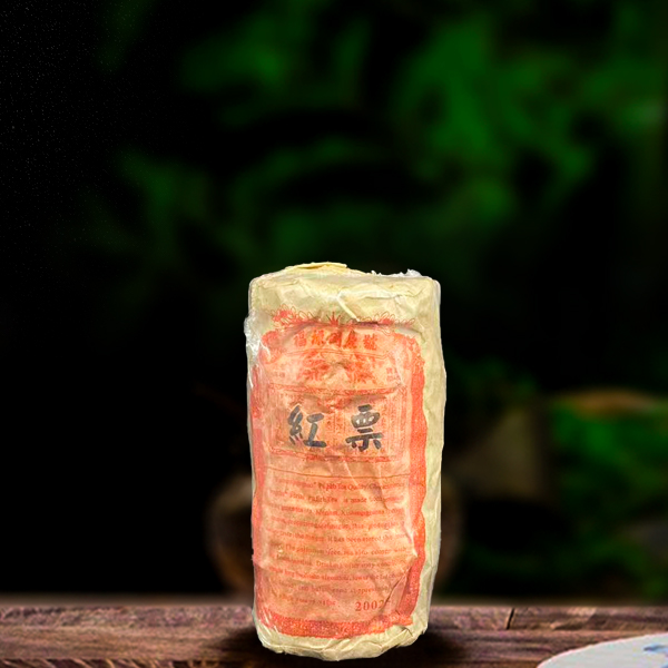 2002年红票竹篓300g生茶