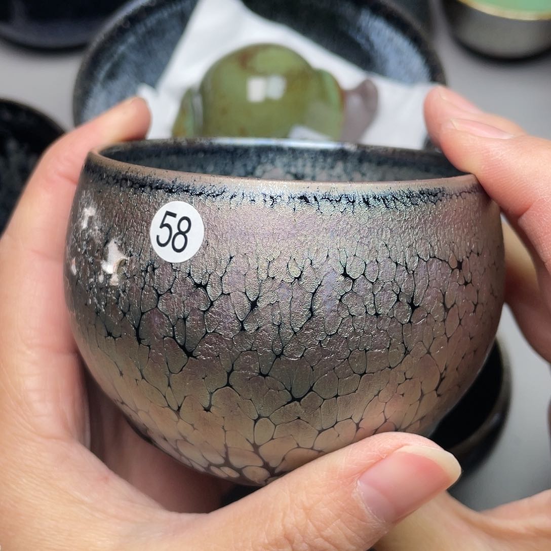 茶盏磨底58漂亮的主人杯