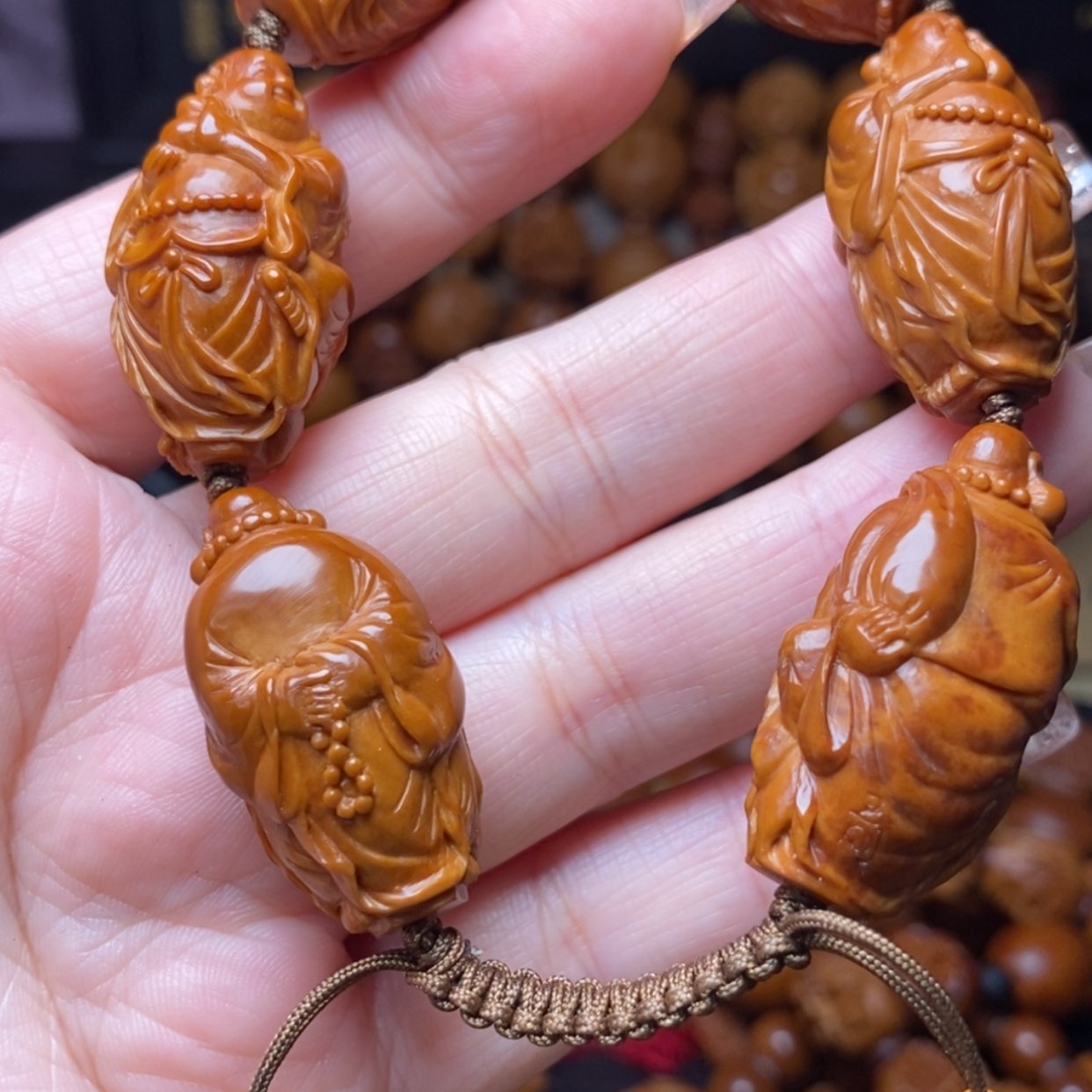 【闪购商品】橄榄核手串/手链?****?橄榄核雕工艺