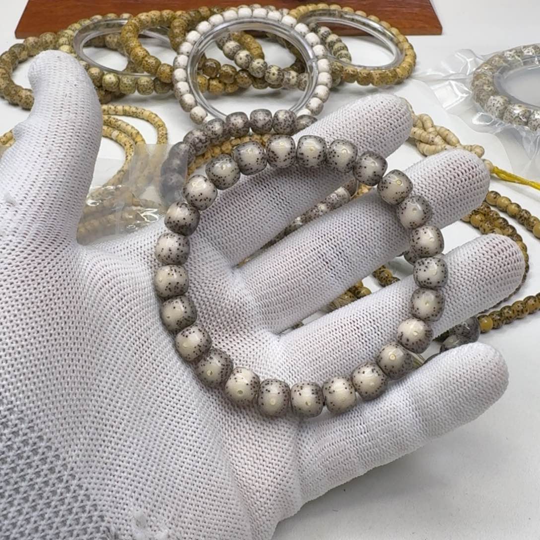 星月菩提手串30小冰糖大眼睛针尖星9左右桶单圈