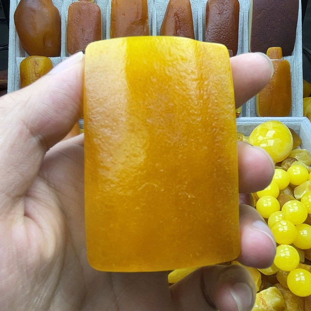 定制蜜蜡未镶嵌天然蜜蜡