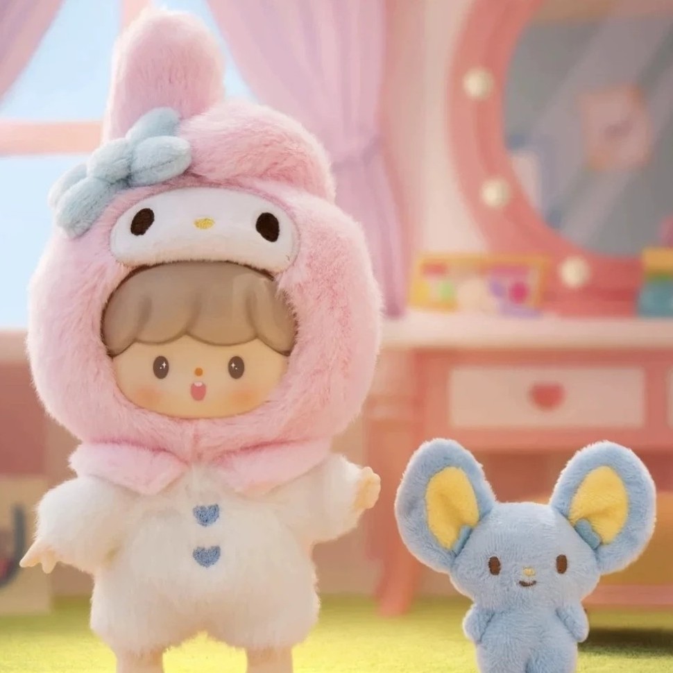 【拆盒】卓大王|家族友友联萌搪胶毛绒盲盒手办