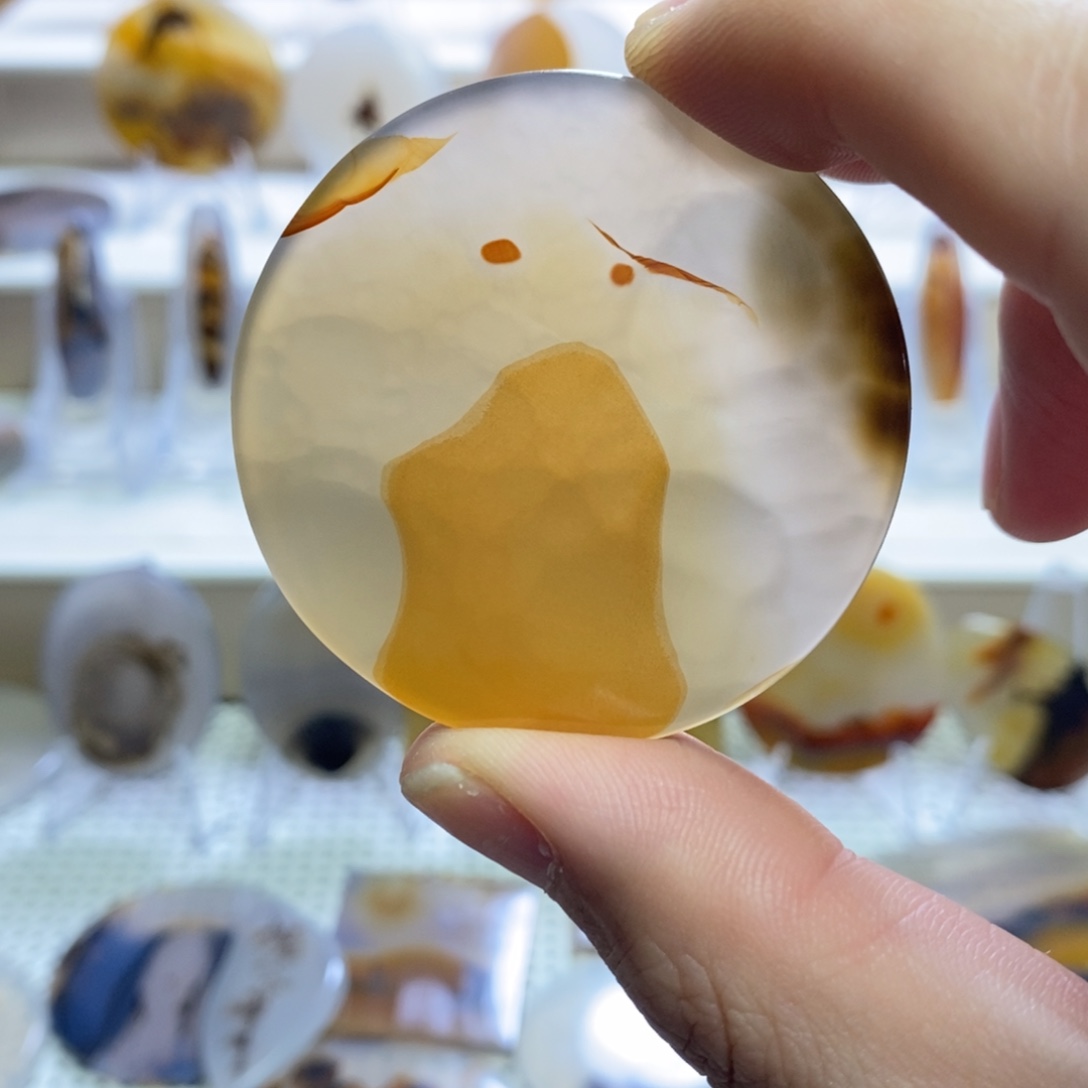 玛瑙/玉髓未镶嵌吊坠(不含链)